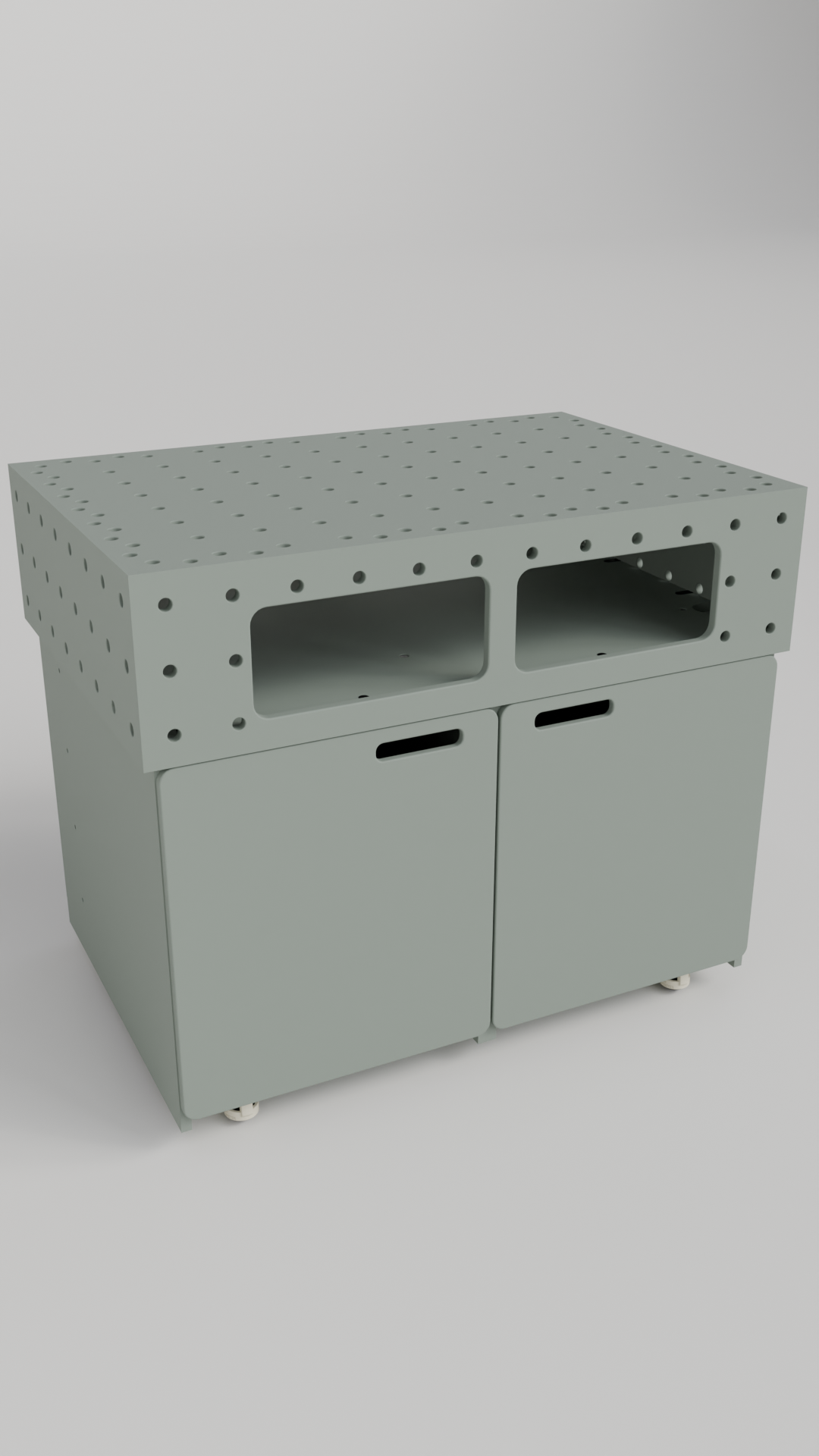 Double Cupboard Workbench